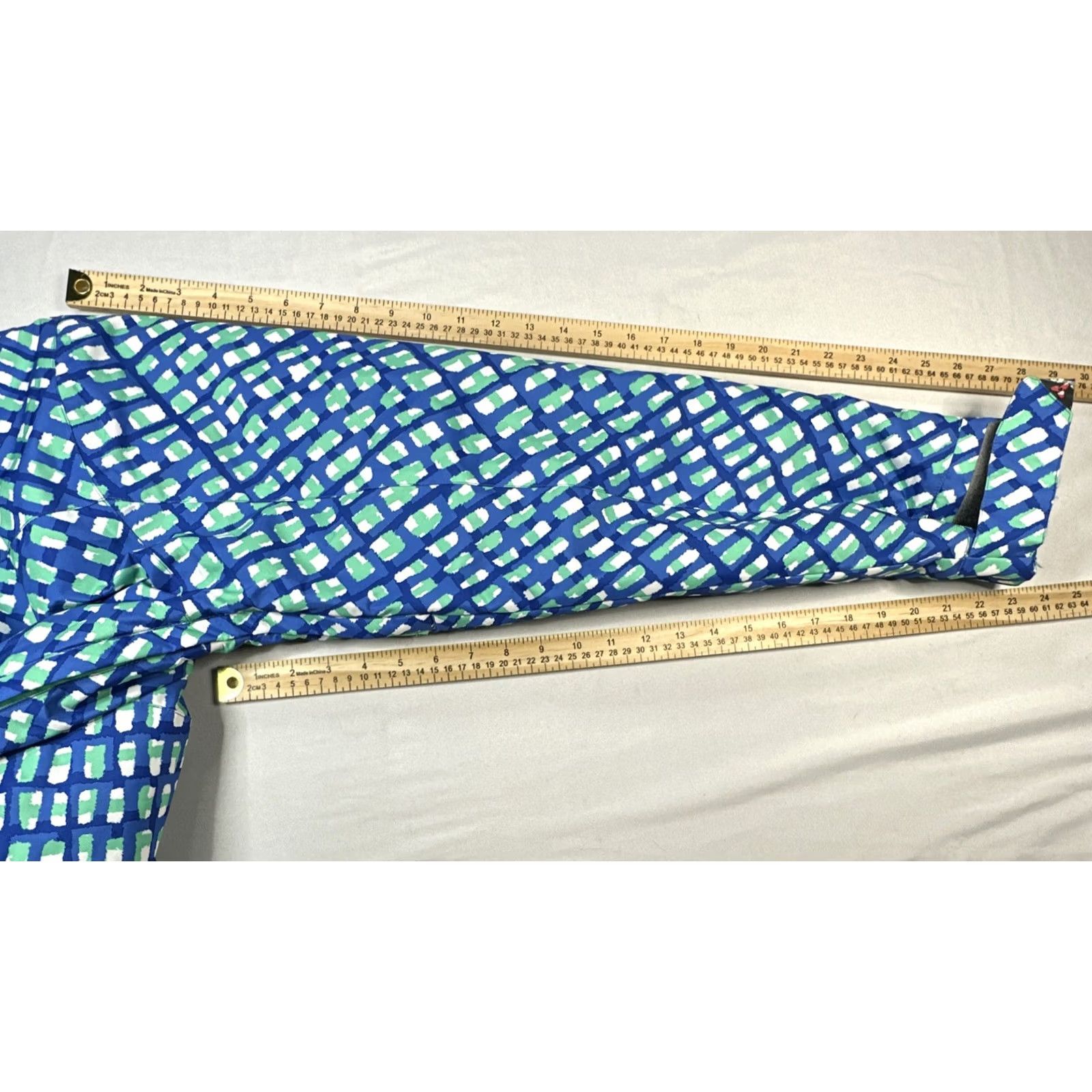 Vintage Turbine Women’s XL Boardwear Hooded Jacket Waterptoof Blue Green Snow Ski Jacket Women XL Hooded Waterptoof Blue Green Snow Ski Size XL / US 12-14 / IT 48-50 - 4 Thumbnail