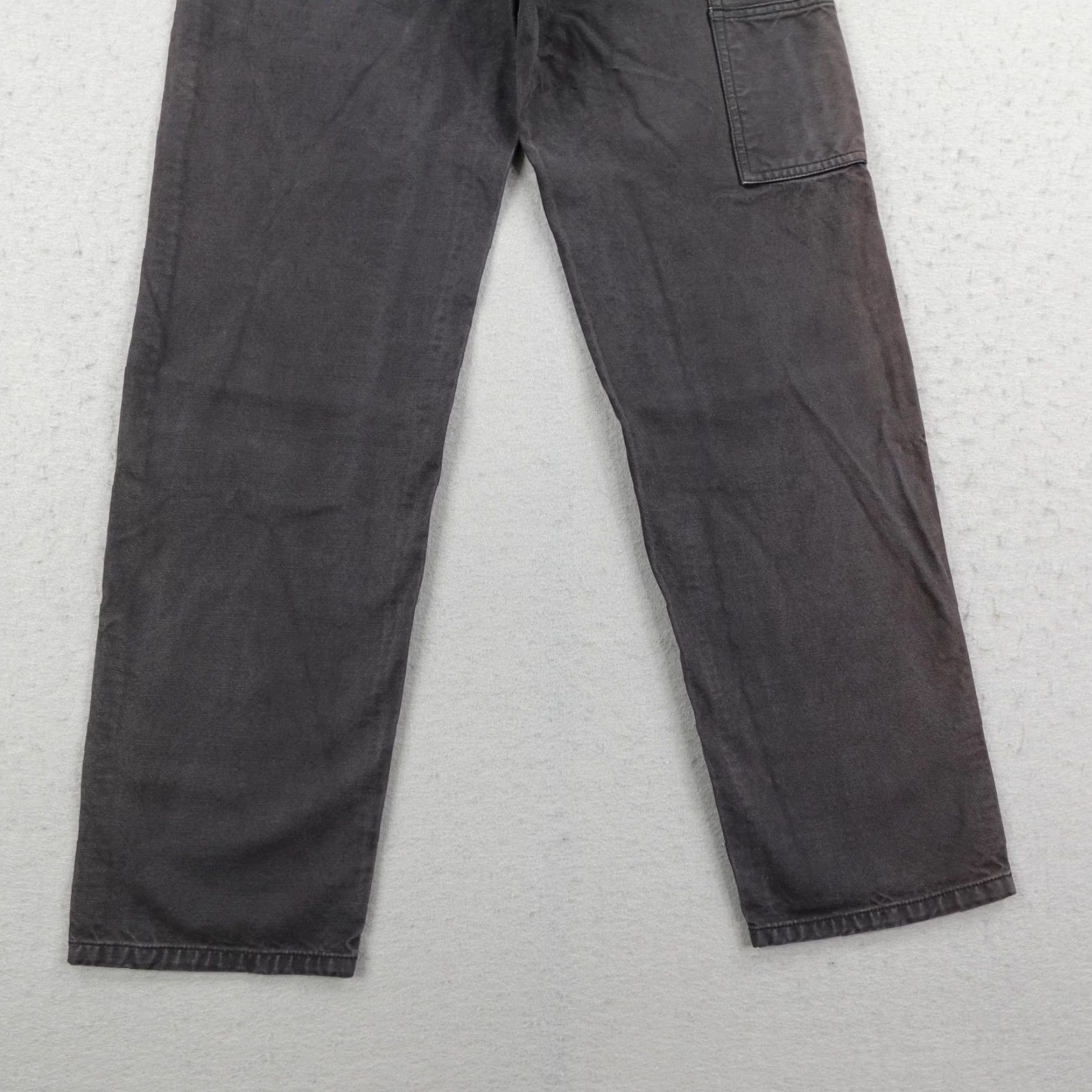 Madewell Madewell Pants Mens 28 Regular Gray Relaxed Straight Carpenter Button Fly Workwear Casual Mens Size US 28 / EU 44 - 6 Thumbnail