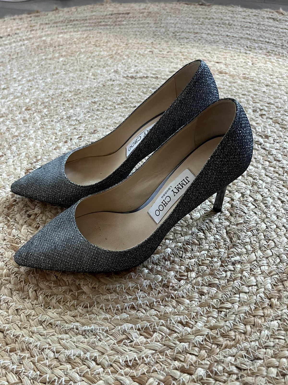 Jimmy Choo Jimmy Choo Glitter Pointed Toe Heels – EU 35 / US 5 Size US 5 / IT 35 - 2 Thumbnail
