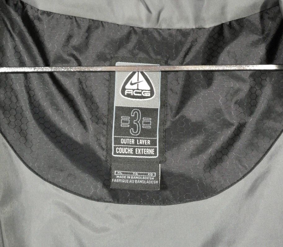 Nike Nike ACG 3 Outer Layer Couche Externe Jacket Size XL Black Size US XL / EU 56 / 4 - 11 Thumbnail