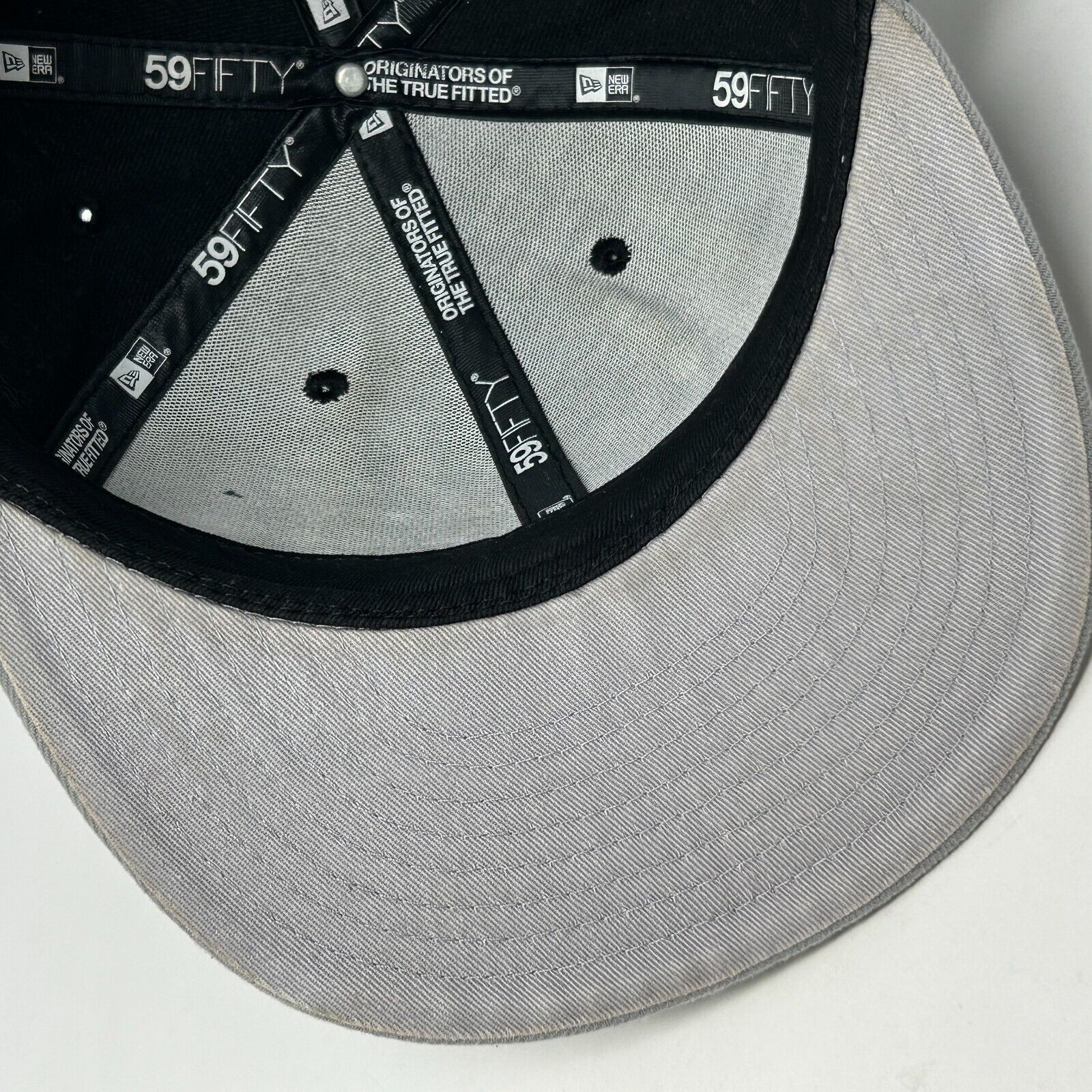 New Era St Louis Cardinals Hat Baseball Cap Black Gray Fitted 7 3/8 Size ONE SIZE - 6 Thumbnail