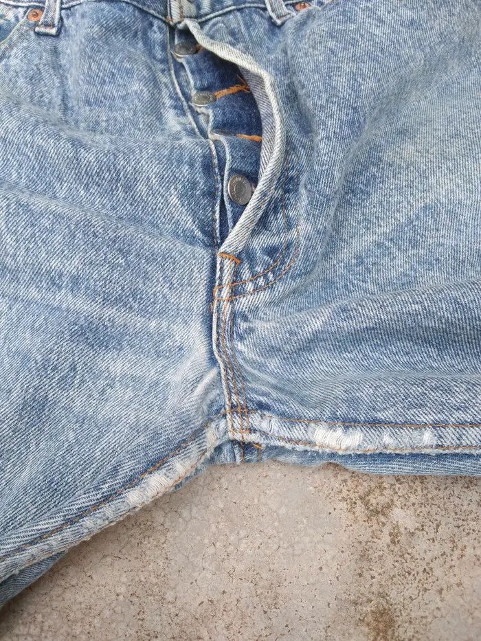 Levi's × Vintage 1989 Vintage Levis 501 Made In USA Distressed Jeans 36x30 Size US 36 / EU 52 - 6 Thumbnail