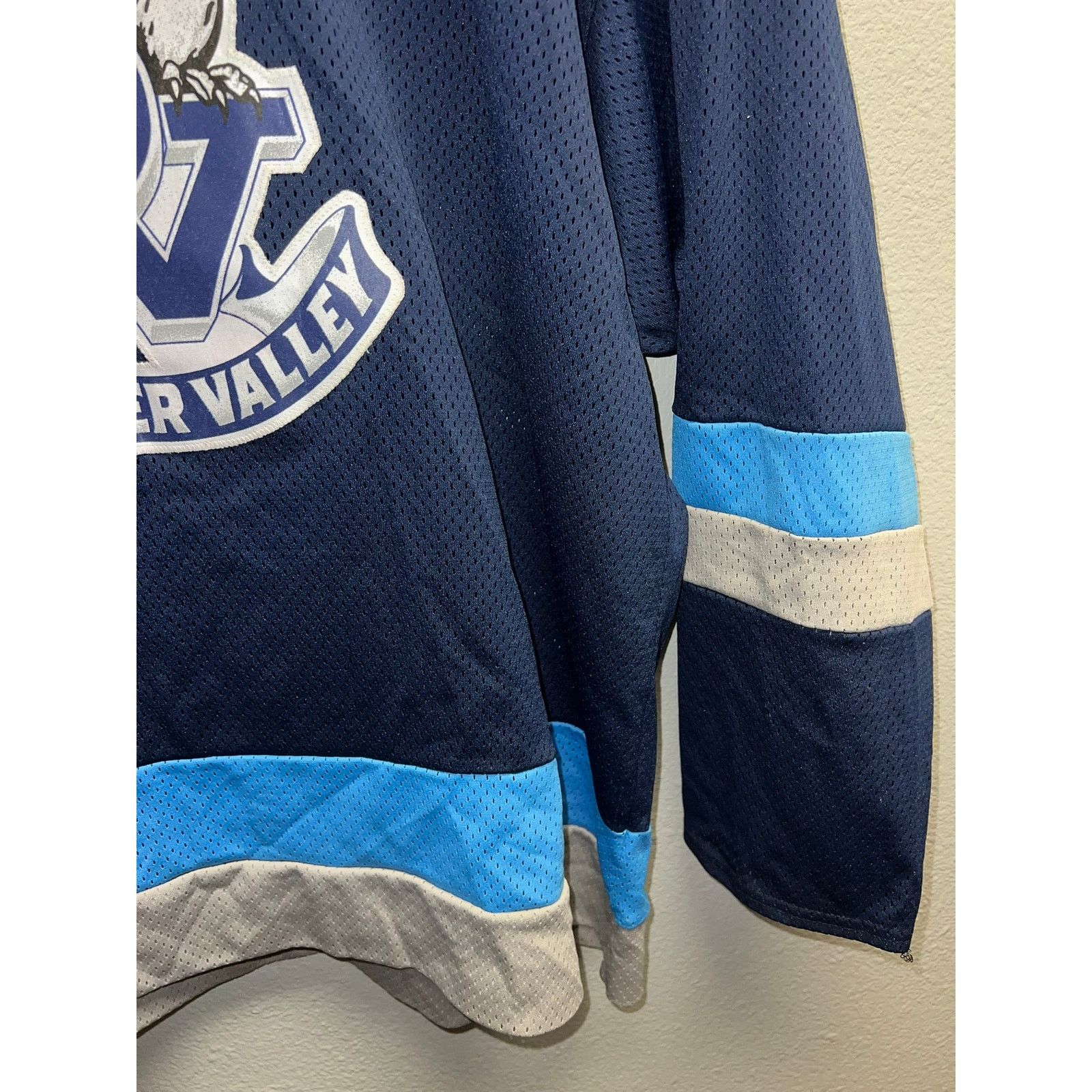 Vintage Vintage Skyhawks Deer Valley Jersey Blue Hockey VTG 2XL Size US XXL / EU 58 / 5 - 5 Thumbnail