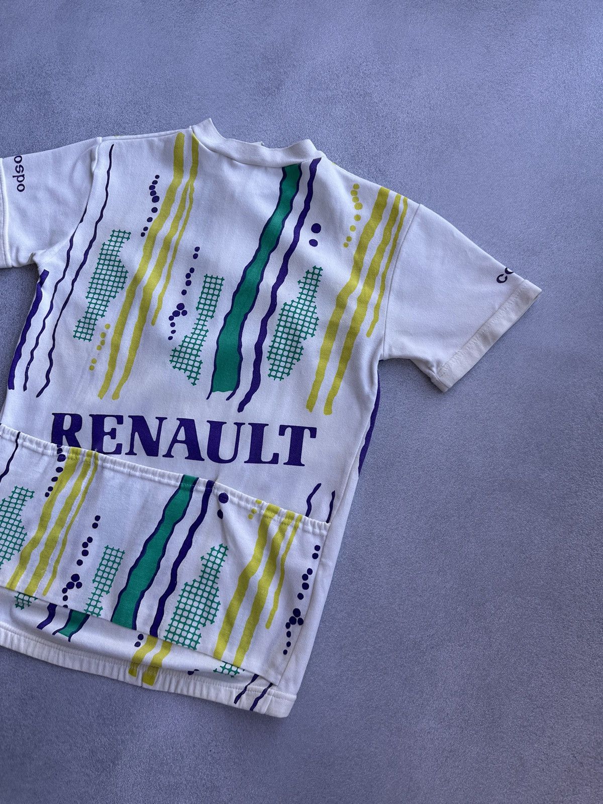 Vintage Vintage RENAULT Cospo 1980s Rare Cycling Jersey Size US M / EU 48-50 / 2 - 10 Thumbnail