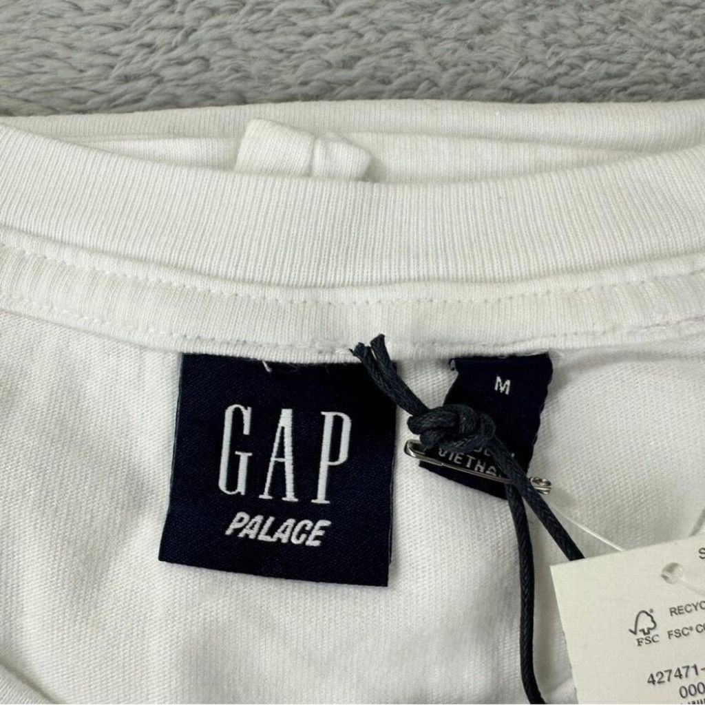Palace Palace x Gap NWT Men's Sz Medium White T-Shirt 100% Cotton Size US M / EU 48-50 / 2 - 2 Thumbnail