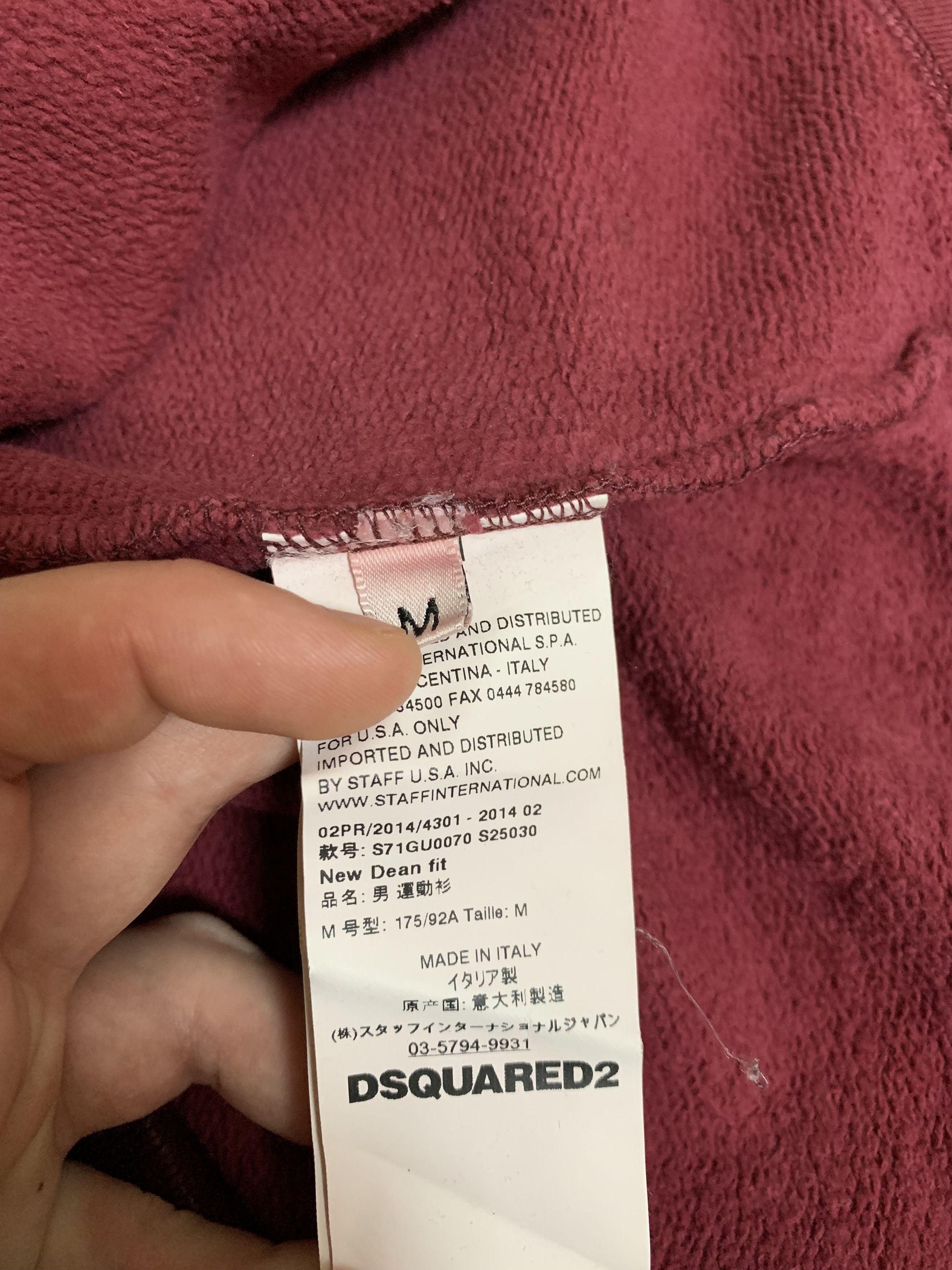 Designer × Dsquared2 Vintage Dsquared2 Sweatshirt Crewneck Waxed Big Logo Baggy Size US M / EU 48-50 / 2 - 10 Thumbnail