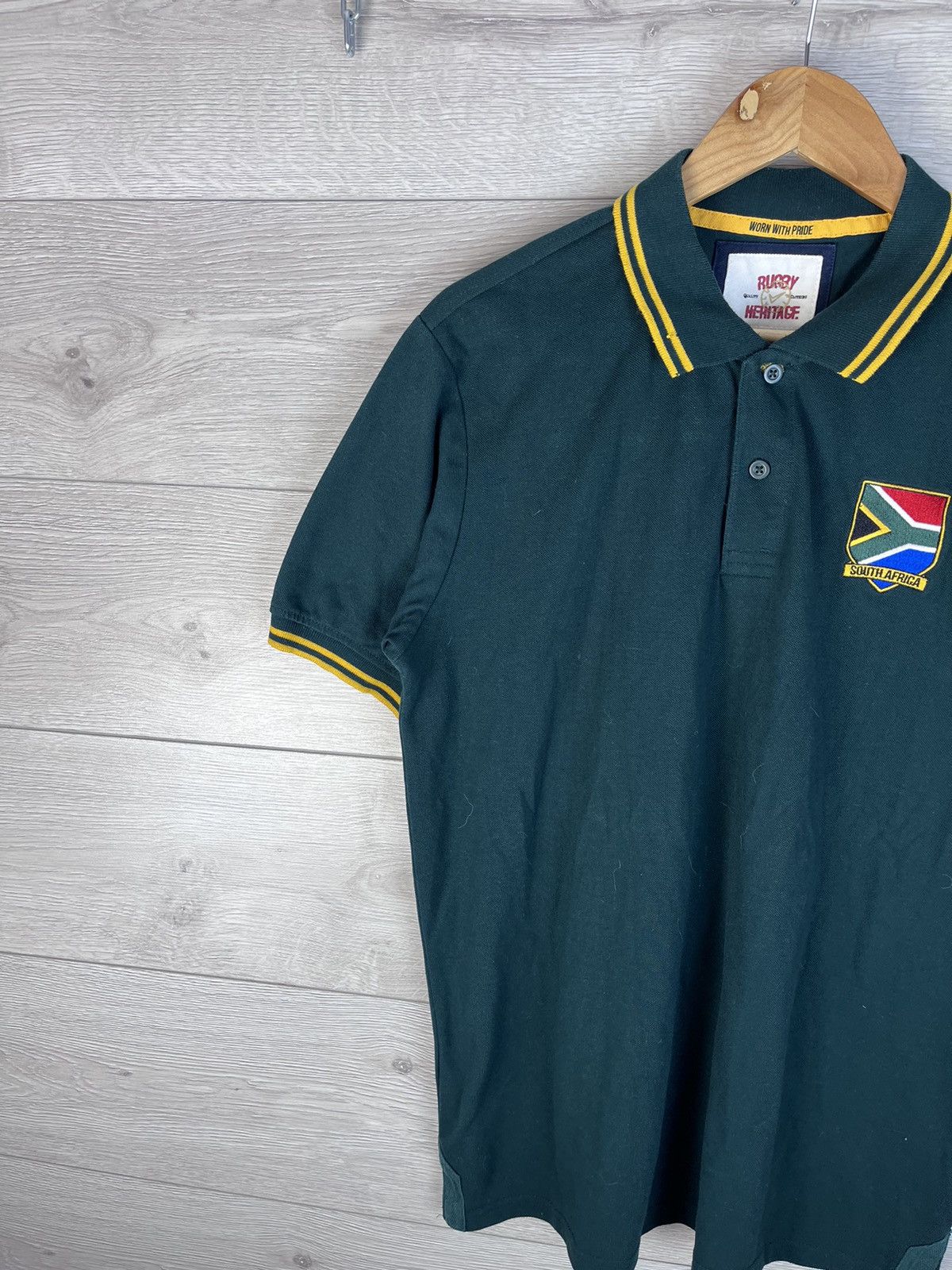 Other Men’s vintage rugby polo South Africa 🇿🇦 size L Size US L / EU 52-54 / 3 - 3 Thumbnail