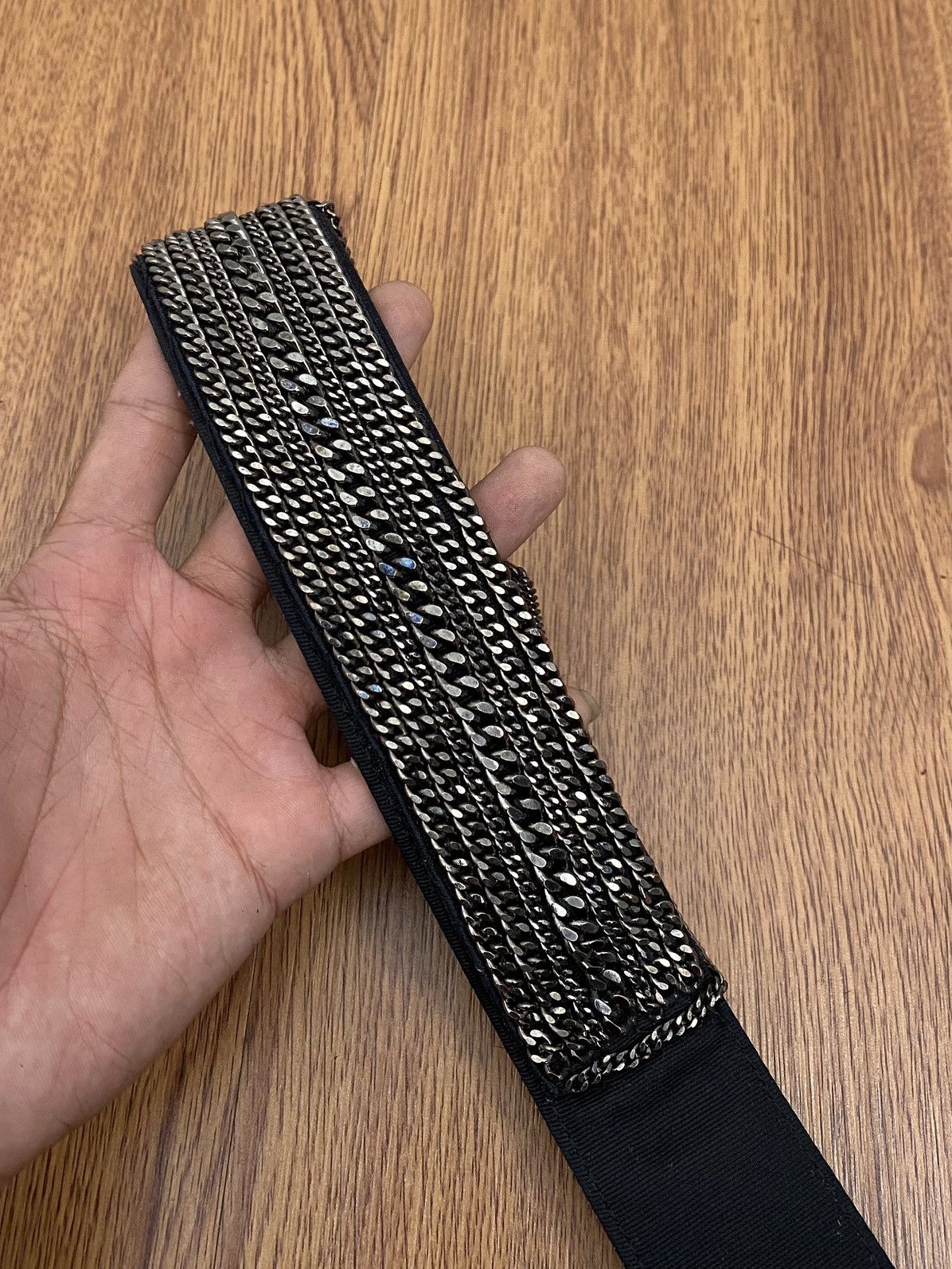 If Six Was Nine × Japanese Brand × Le Grande Bleu (L.G.B.) Black chain punk gothic belt Size ONE SIZE - 4 Thumbnail