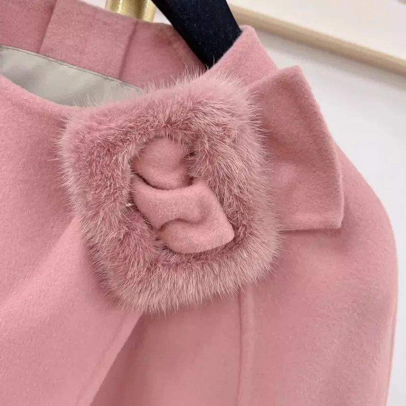 Ermanno Scervino Ermanno Scervino Women's Pink Cloak 38 Size XS / US 0-2 / IT 36-38 - 5 Thumbnail