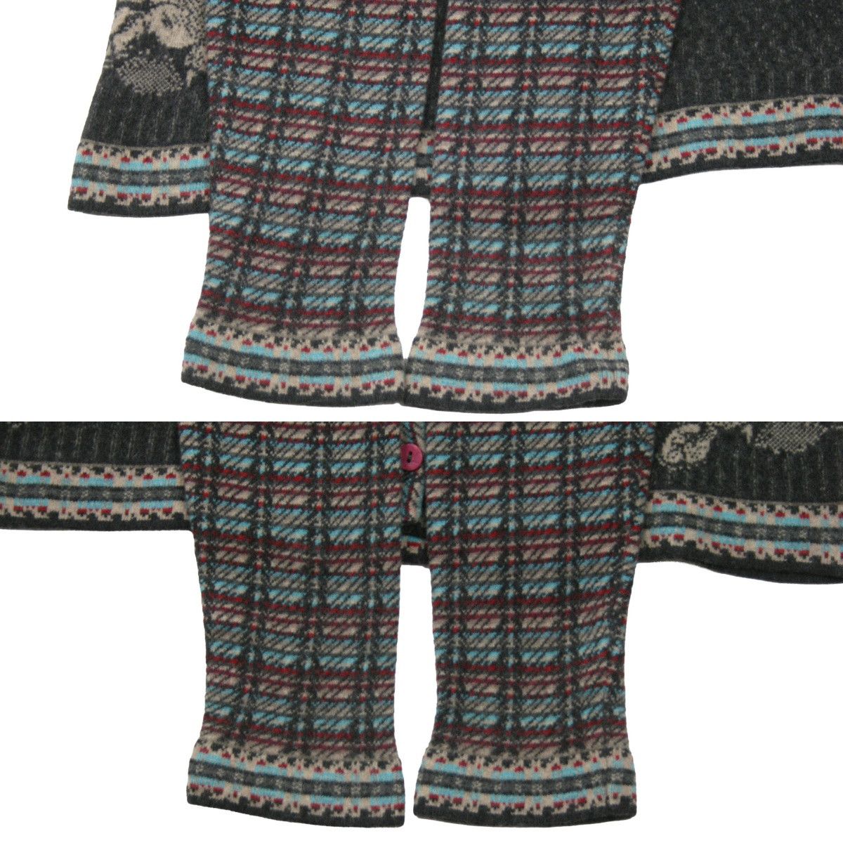 Other Ivko Float Floral Wool Intarsia Knit Cardigan Size S / US 4 / IT 40 - 7 Thumbnail