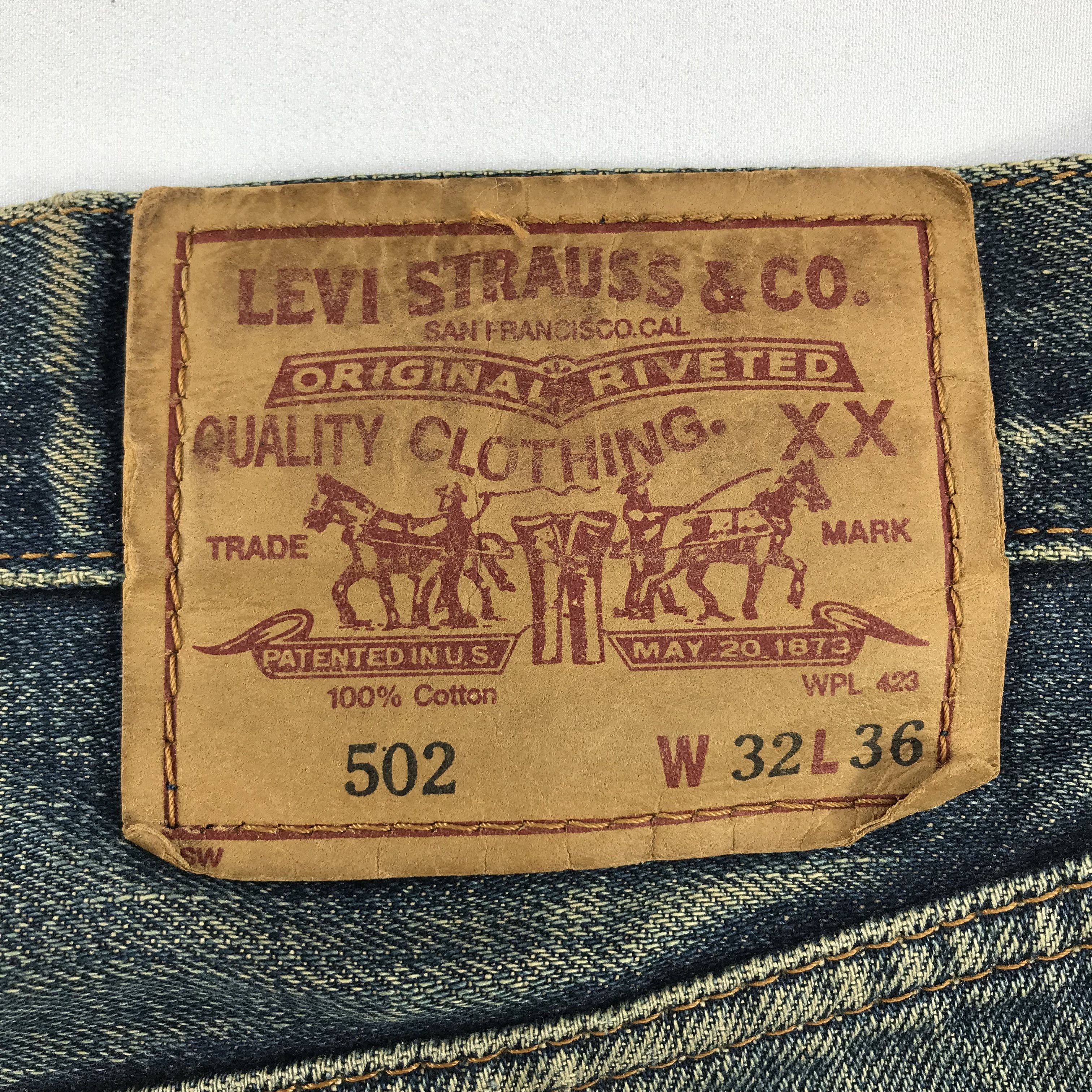 Levi's Vintage Levi's 502 Big E Selvedge Denim Jeans KJ3461 Size US 32 / EU 48 - 5 Thumbnail