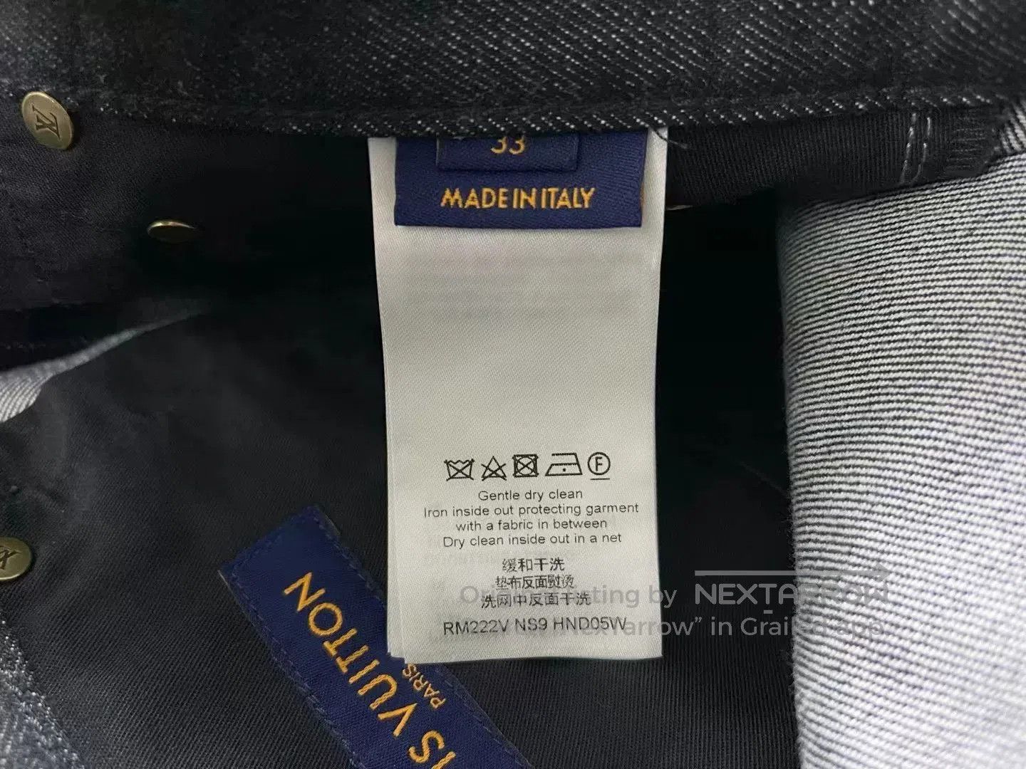 Louis Vuitton Louis Vuitton LV Cargo Strap Embossed Jeans. Size US 33 - 5 Thumbnail