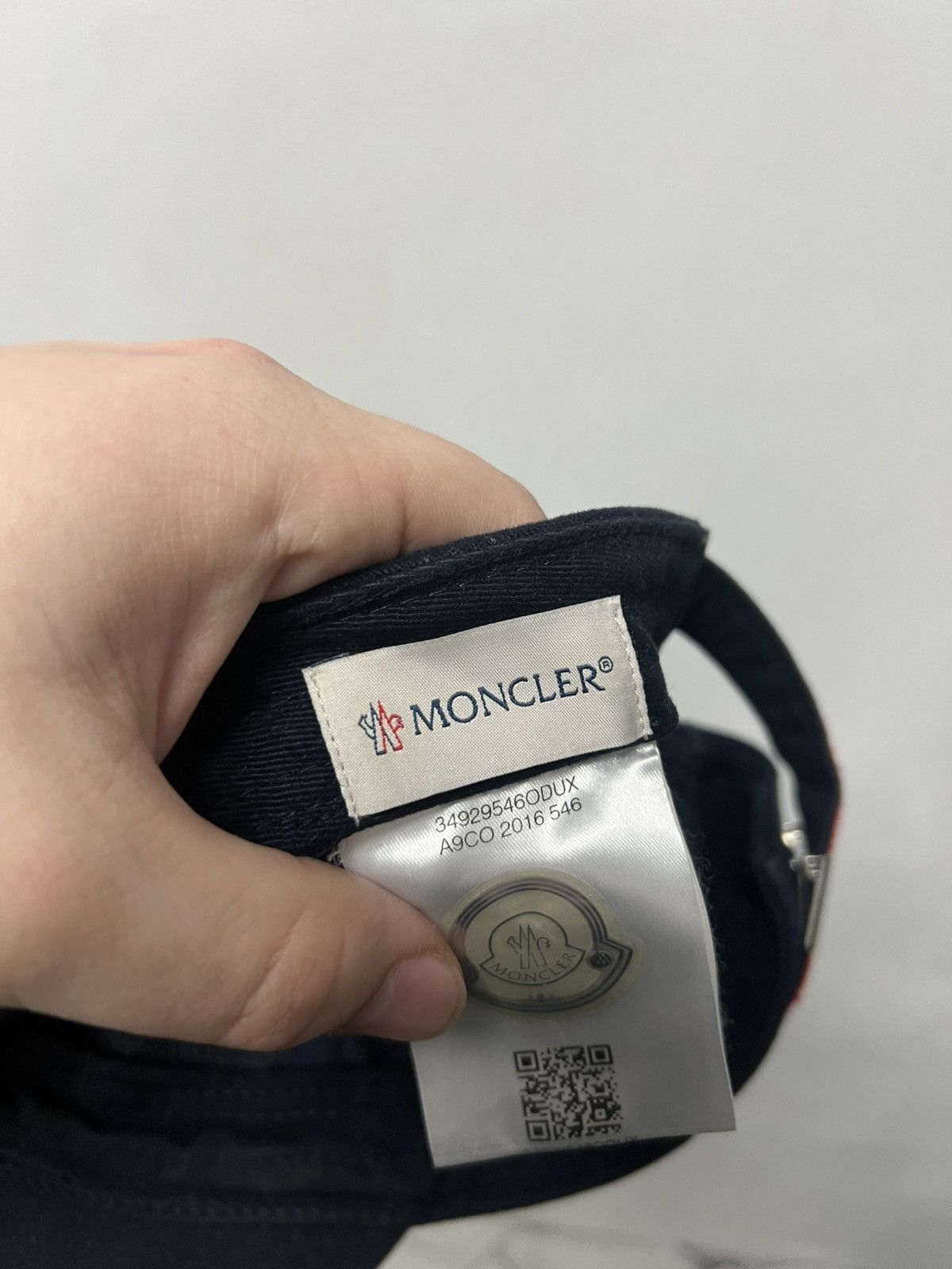 Moncler Men's Moncler Baseball Cap Hat Black Blue One Size Luxury Size ONE SIZE - 11 Thumbnail