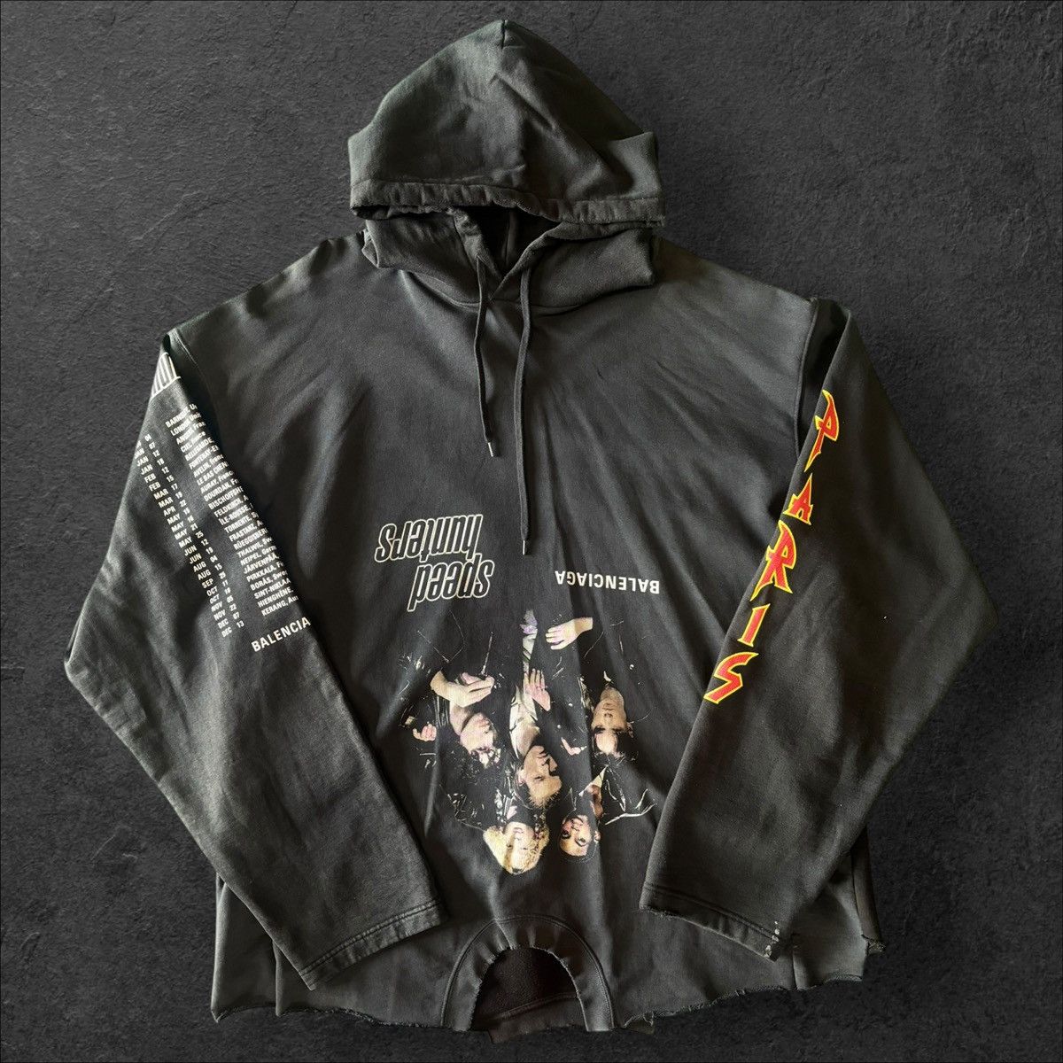 Balenciaga BALENCIAGA SPEED HUNTERS FLAME HOODIE SIZE 5 Size US XL / EU 56 / 4 - 1 Thumbnail