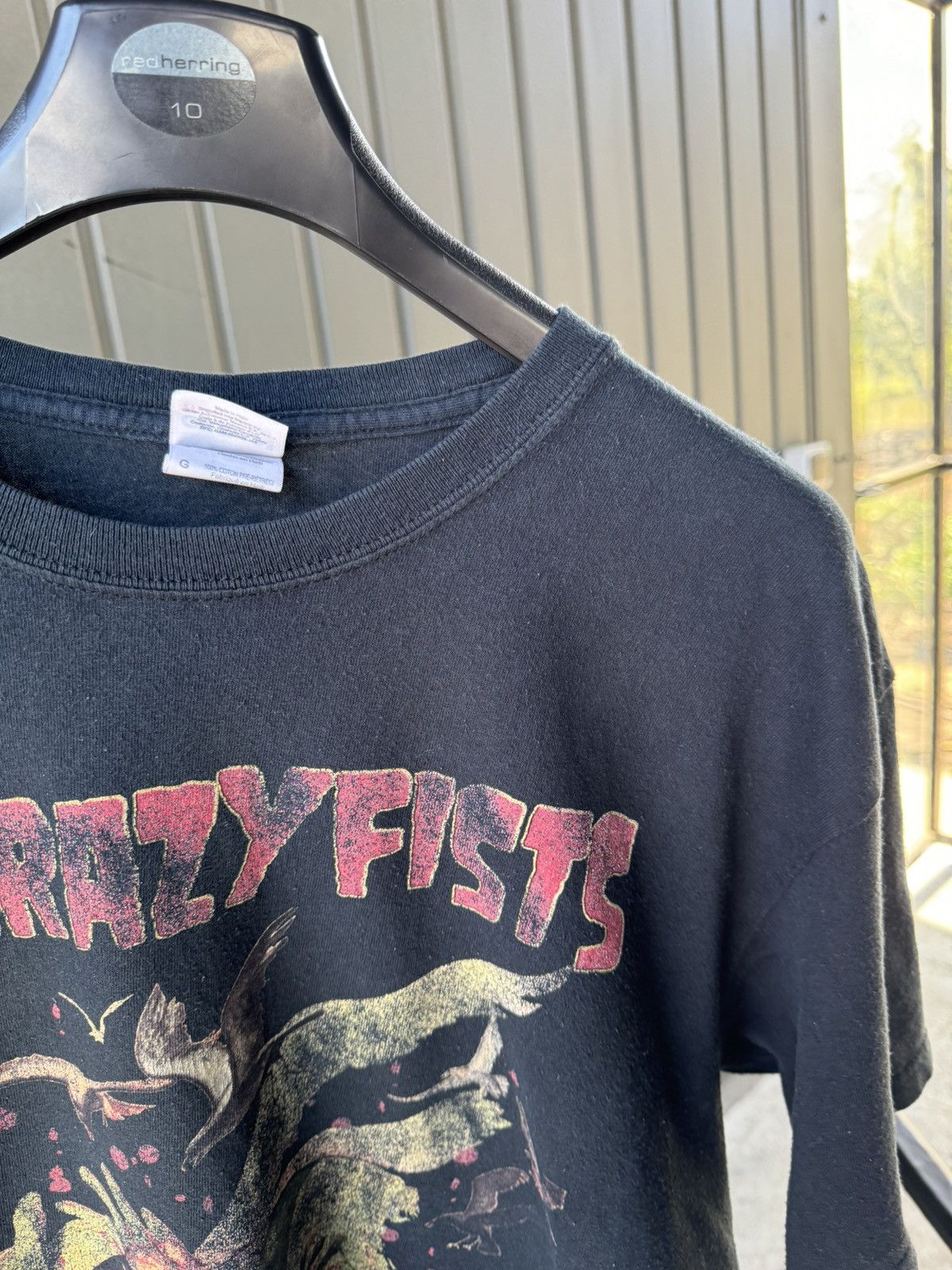 Band Tees × Vintage Crazy Fists 36 We GaveIt Hell Vintage tee Size US L / EU 52-54 / 3 - 7 Thumbnail