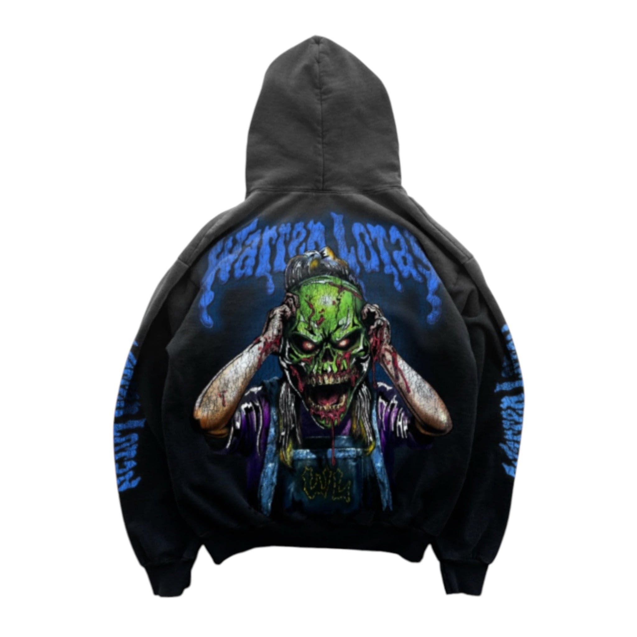 Warren Lotas Forbidden Mask Hooded Sweatshirt Jet Black Size US XL / EU 56 / 4 - 1 Preview