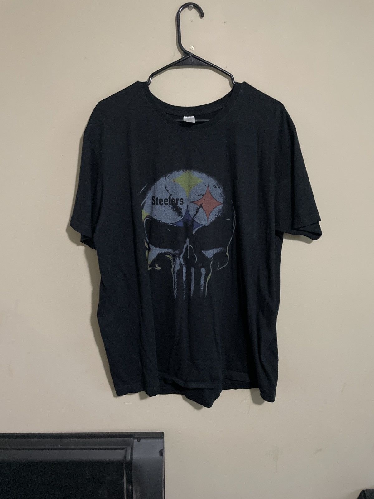 Vintage Dark Steelers skull shirt black Size US L / EU 52-54 / 3 - 1 Thumbnail