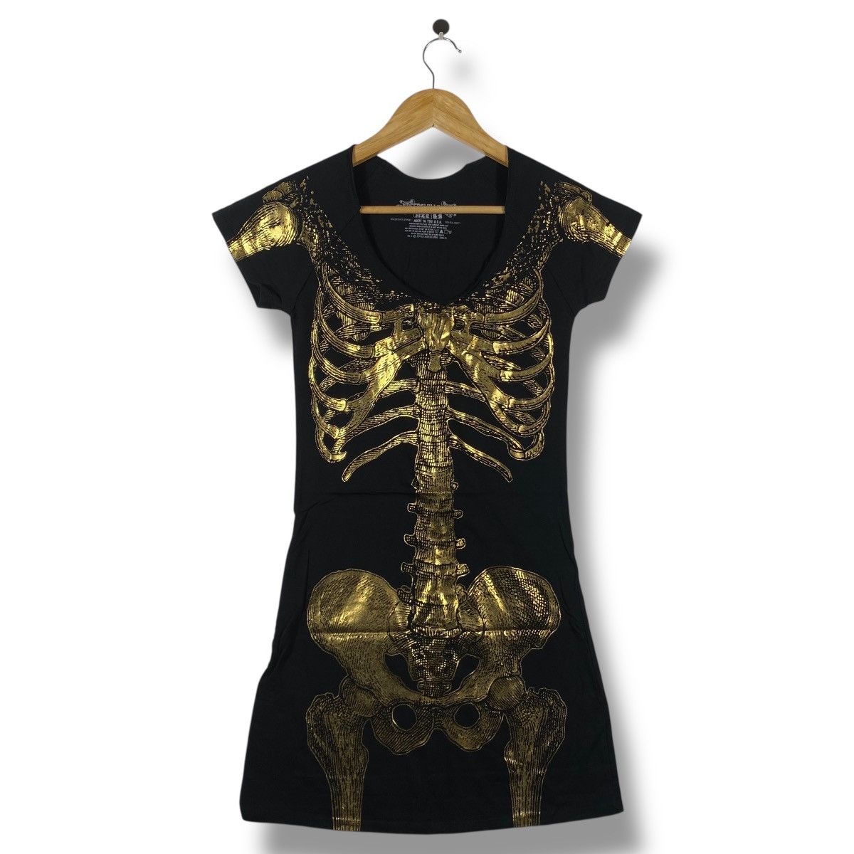 Expert Horror Vintage 2010 KREEPSVILLE 666 Skeleton Women Tops Tee Shirt Size S / US 4 / IT 40 - 1 Thumbnail
