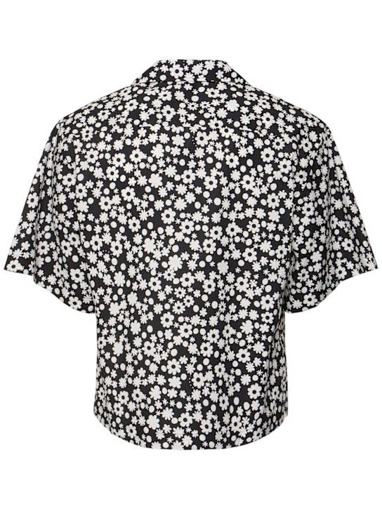 Marni o1lsvrm0425 Fields Cuban Collar Bowling Shirt in Black/White Size US M / EU 48-50 / 2 - 2 Thumbnail