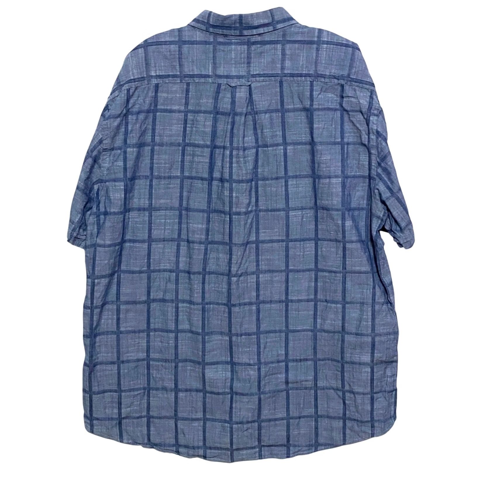 Izod Izod Button Shirt Men XXL Blue Saltwater Relaxed Classic Pocket Coastal Nautical Size US XXL / EU 58 / 5 - 4 Thumbnail