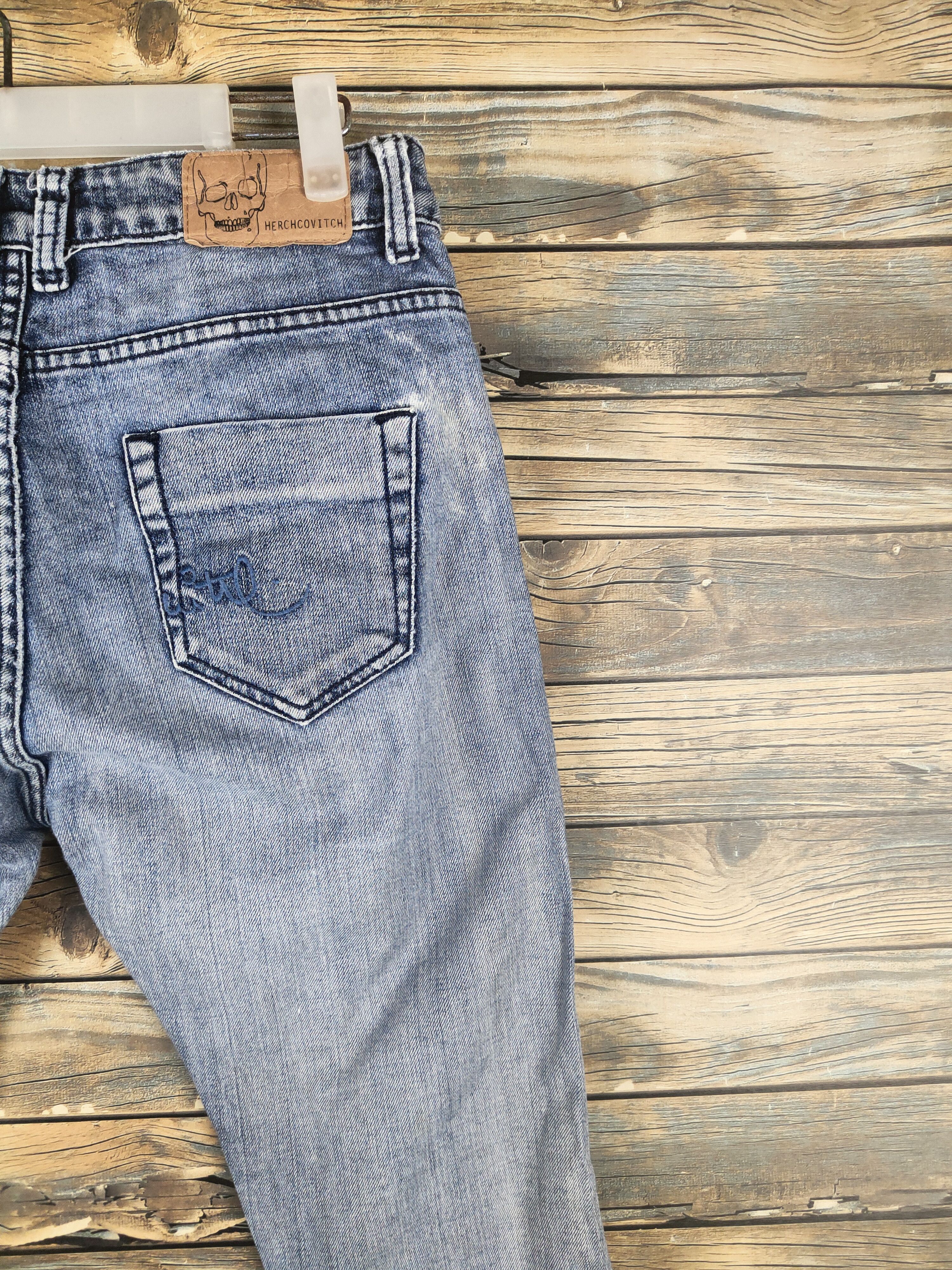Alexandre Herchcovitch DL Alexandre Herchcovitch Distressed Ripped Jeans #46-003 Size 28" / US 6 / IT 42 - 11 Thumbnail