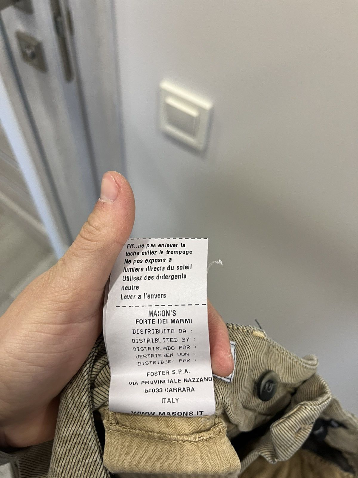Mason's Masons pants Made in Italy Size US 34 / EU 50 - 9 Thumbnail