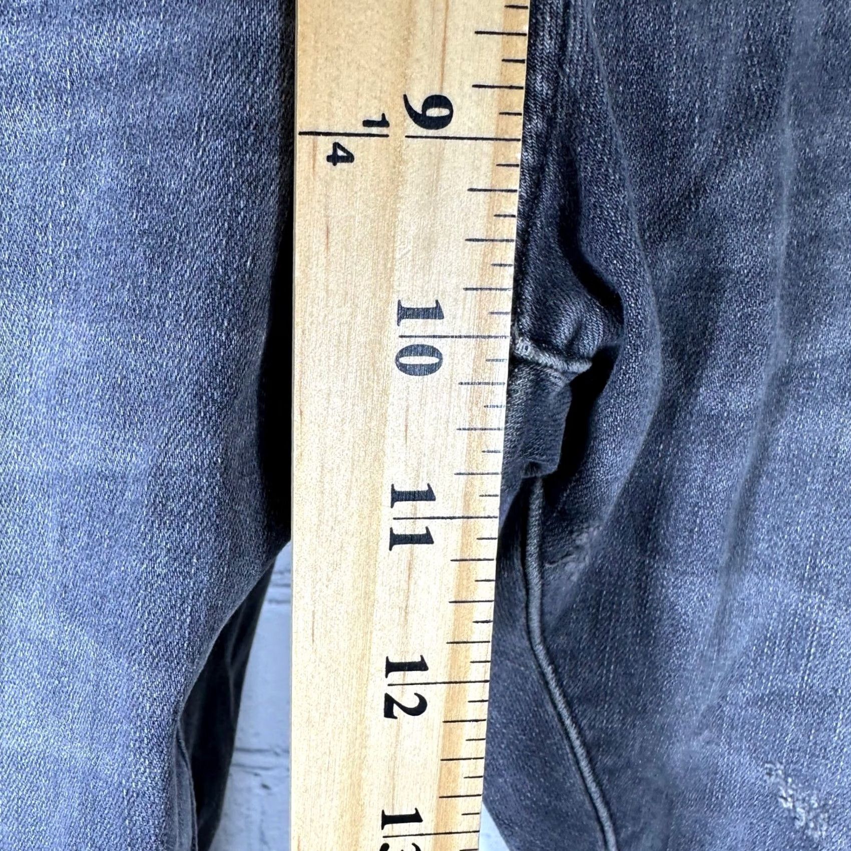 Vintage G-Star RAW 3301 Jeans Slim 5-Pocket Distressed Patch Gray Mens 38x32 Size US 38 / EU 54 - 5 Thumbnail