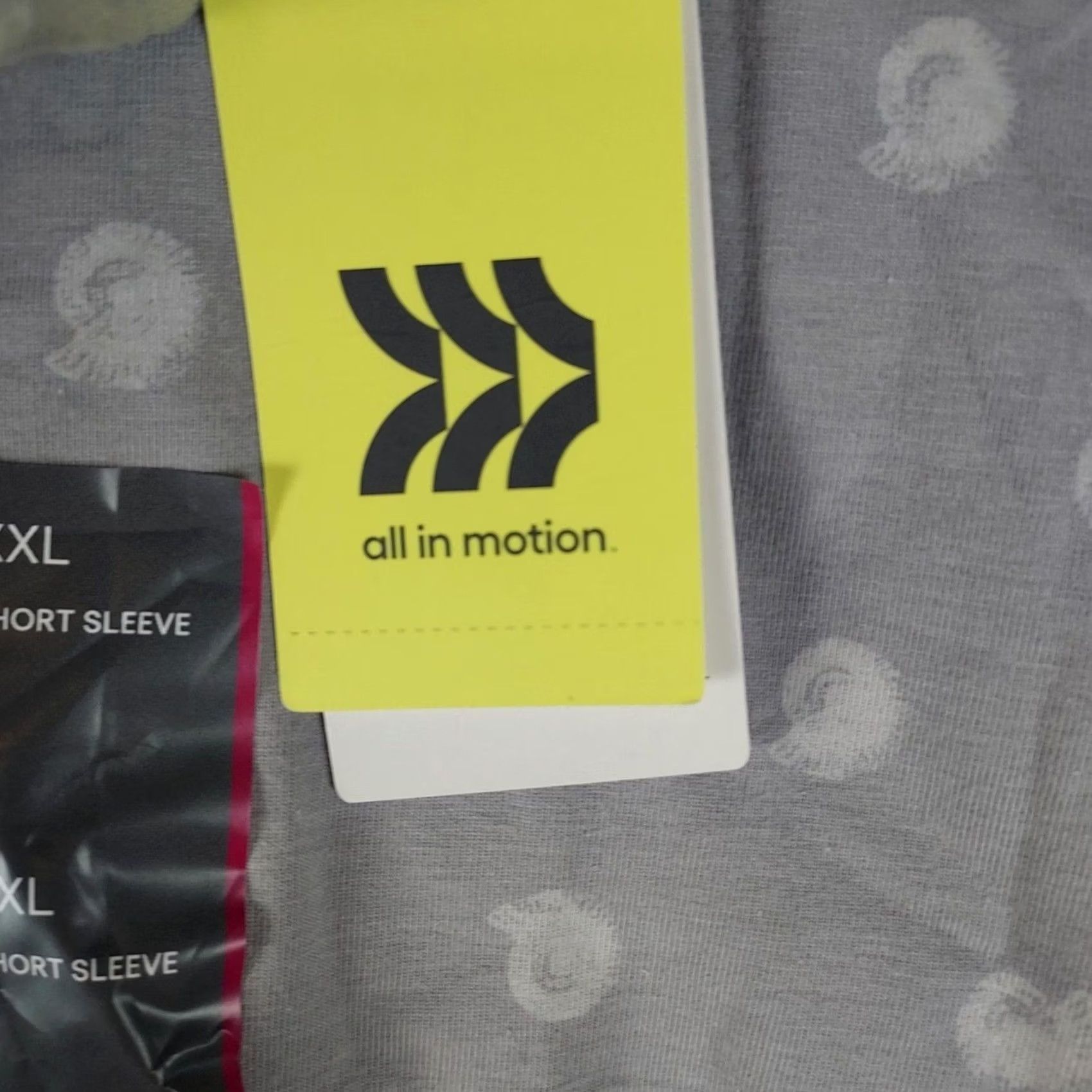 Vintage All In Motion Polo Shirt Mens XXL Gray Short Sleeve Moisture Wicking Quick Dry Golf Collared Button Closure Regular Fit Size US XXL / EU 58 / 5 - 4 Thumbnail