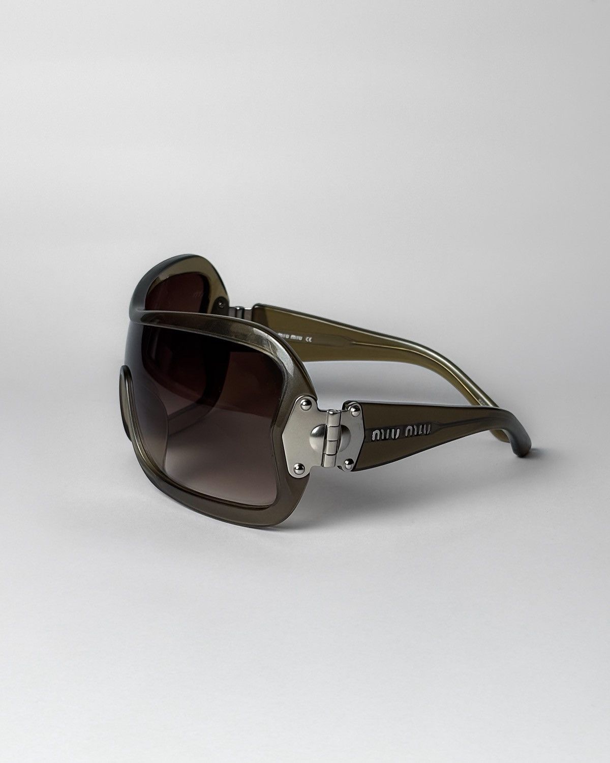 Miu Miu MIU MIU MU01GS SHIELD sunglasses Size ONE SIZE - 3 Thumbnail