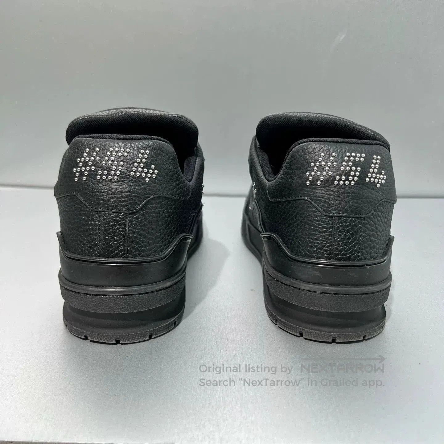 Louis Vuitton louis vuitton black trainer sneakers. Size US 9 / EU 42 - 5 Thumbnail