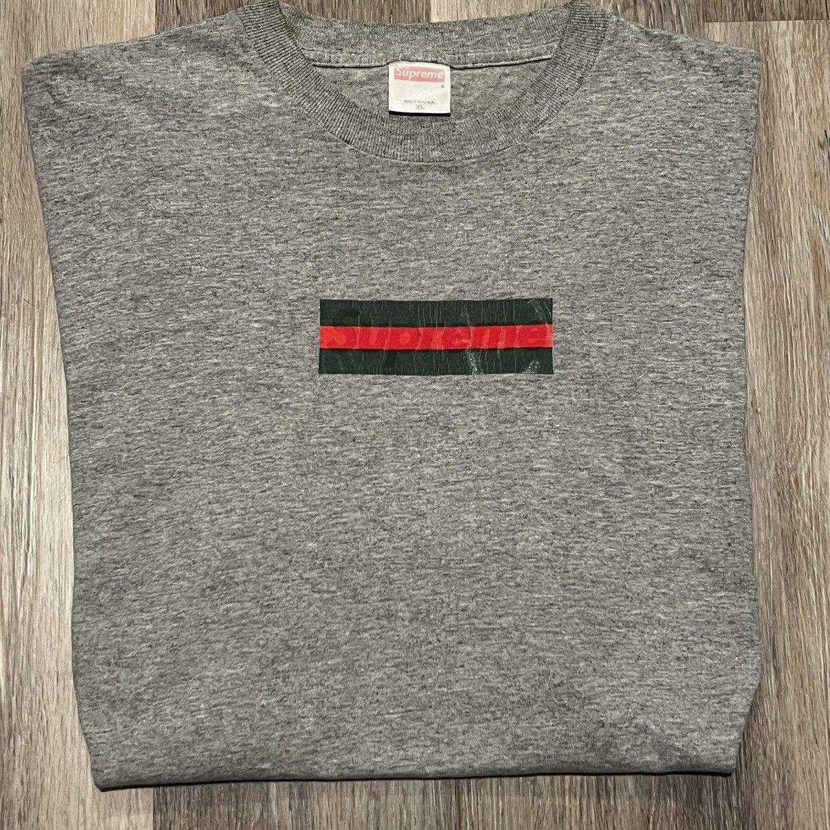 Supreme Supreme Gucci Box Logo Tee 2000 gucci bogo t shirt Size US XL / EU 56 / 4 - 6 Thumbnail