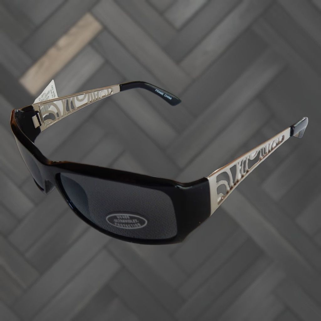 White House Black Market VINTAGE White House Black Market Women's Sunglasses Black 90s Fashion Accessories Size ONE SIZE - 1 Thumbnail