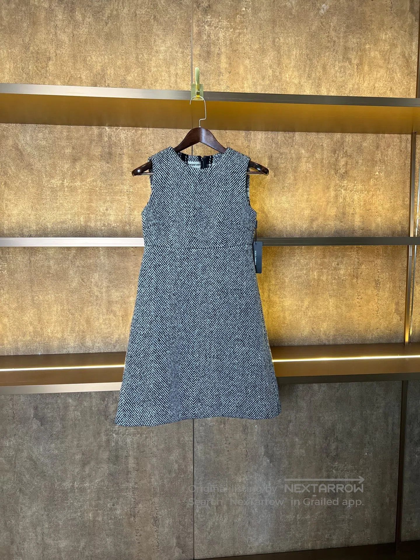 Dolce & Gabbana Dolce Gabbana Wool Vest Dress| Size XS / US 0-2 / IT 36-38 - 1 Thumbnail