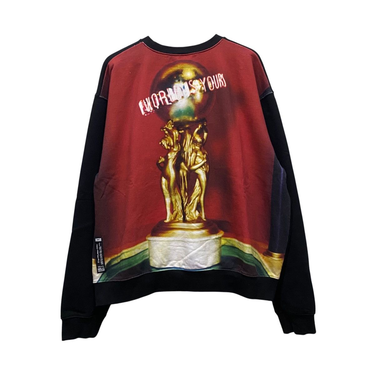 Japanese Brand LMC x Scarface The World Is Yours Back Graphic Sweatshirt Size US XL / EU 56 / 4 - 1 Thumbnail