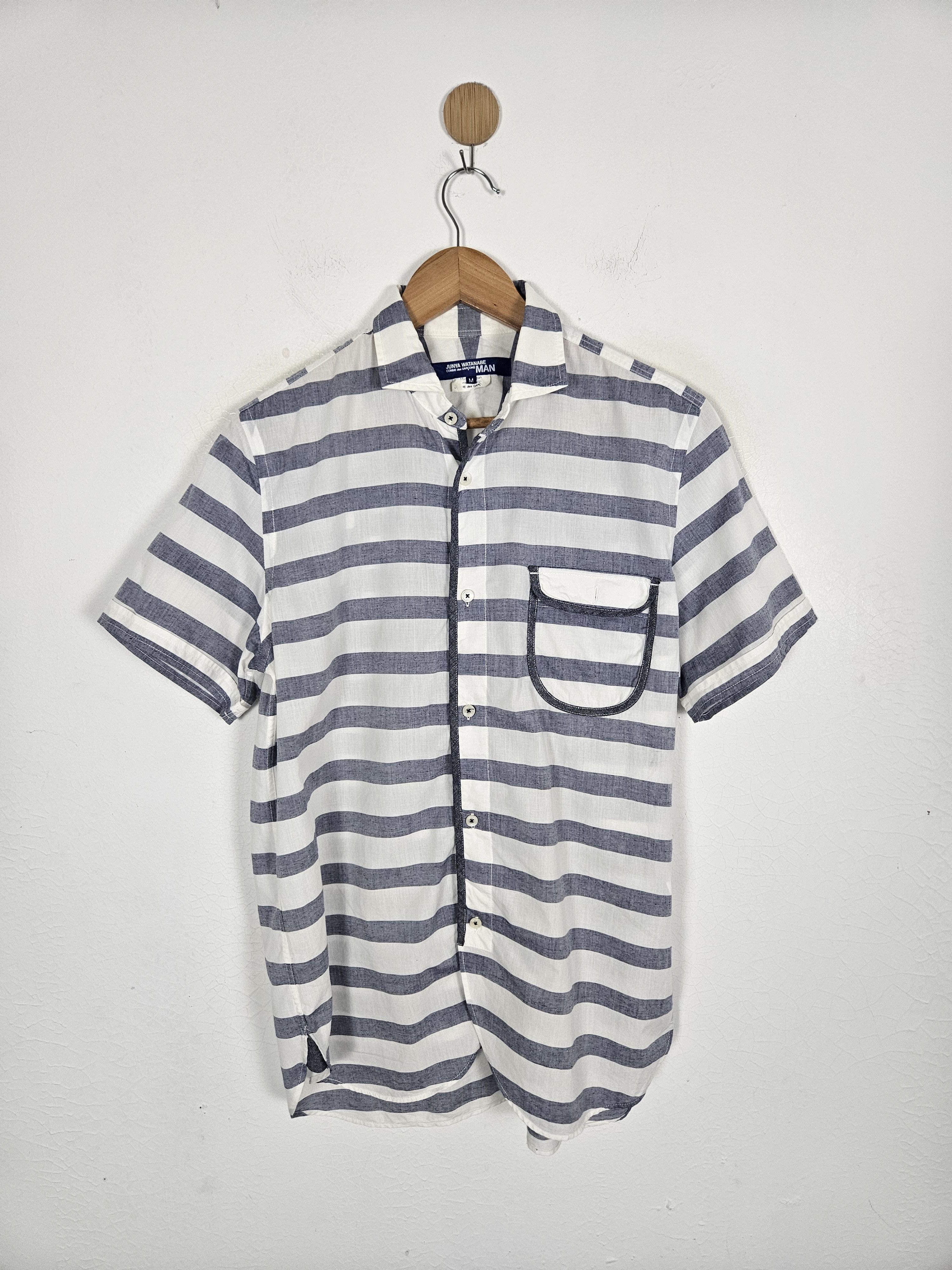 Comme des Garcons Comme des Garcons Junya Watanabe Border Shirt Size US M / EU 48-50 / 2 - 1 Thumbnail