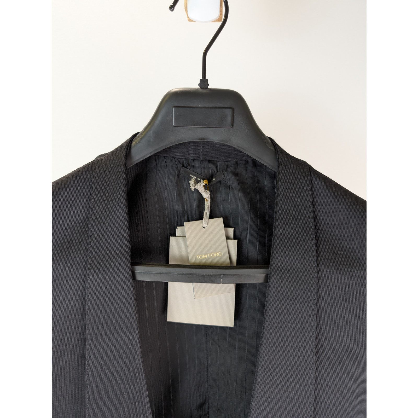 Tom Ford o1rshd1 Double-Breasted Tuxedo vest in Black Size US L / EU 52-54 / 3 - 7 Thumbnail