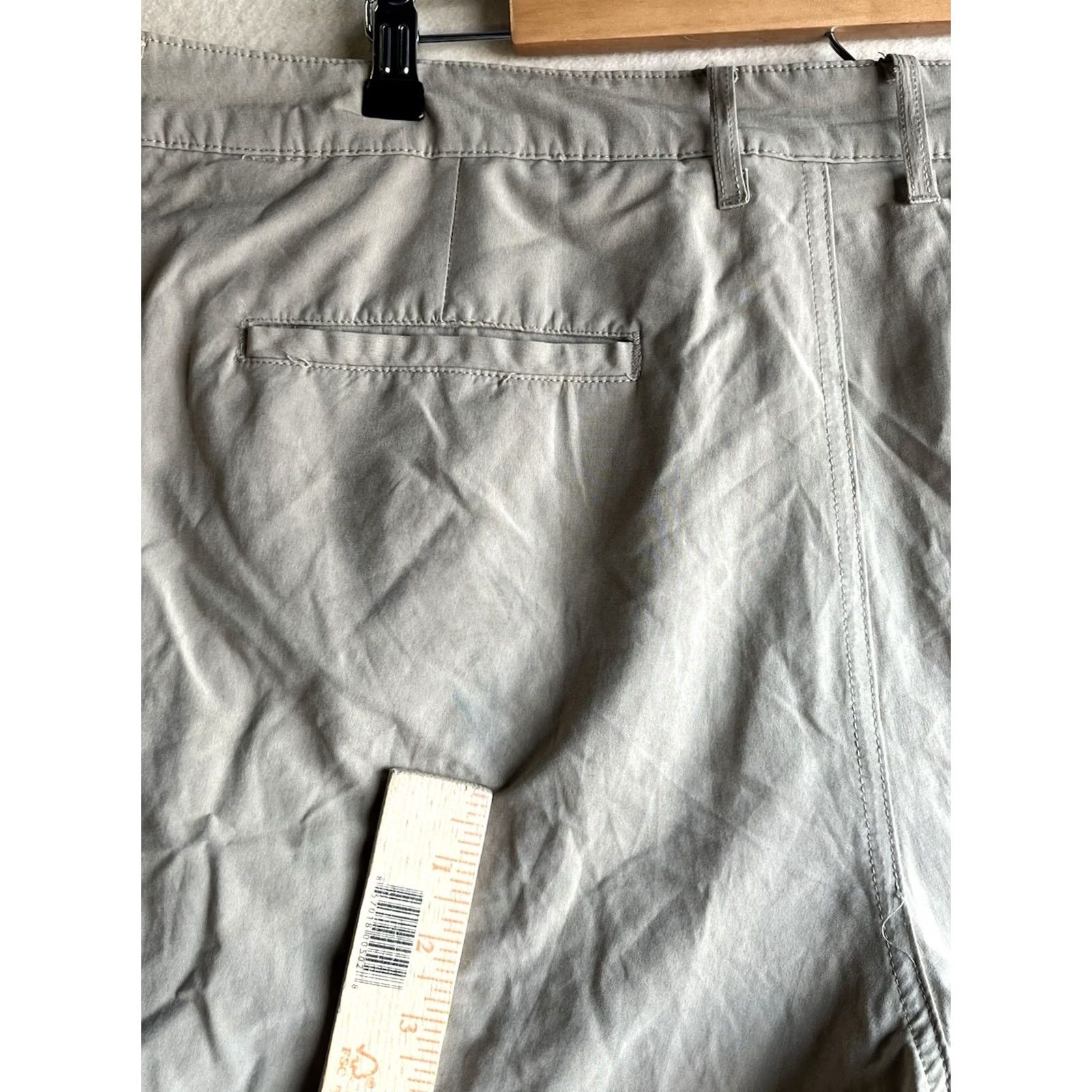 Vintage Swiss Tech Mens Shorts SZ 40 Comfort Waist Breathable Flat Front Brown Chino Pockets Casual Regular Summer Fall Mens Size US 40 / EU 56 - 7 Thumbnail