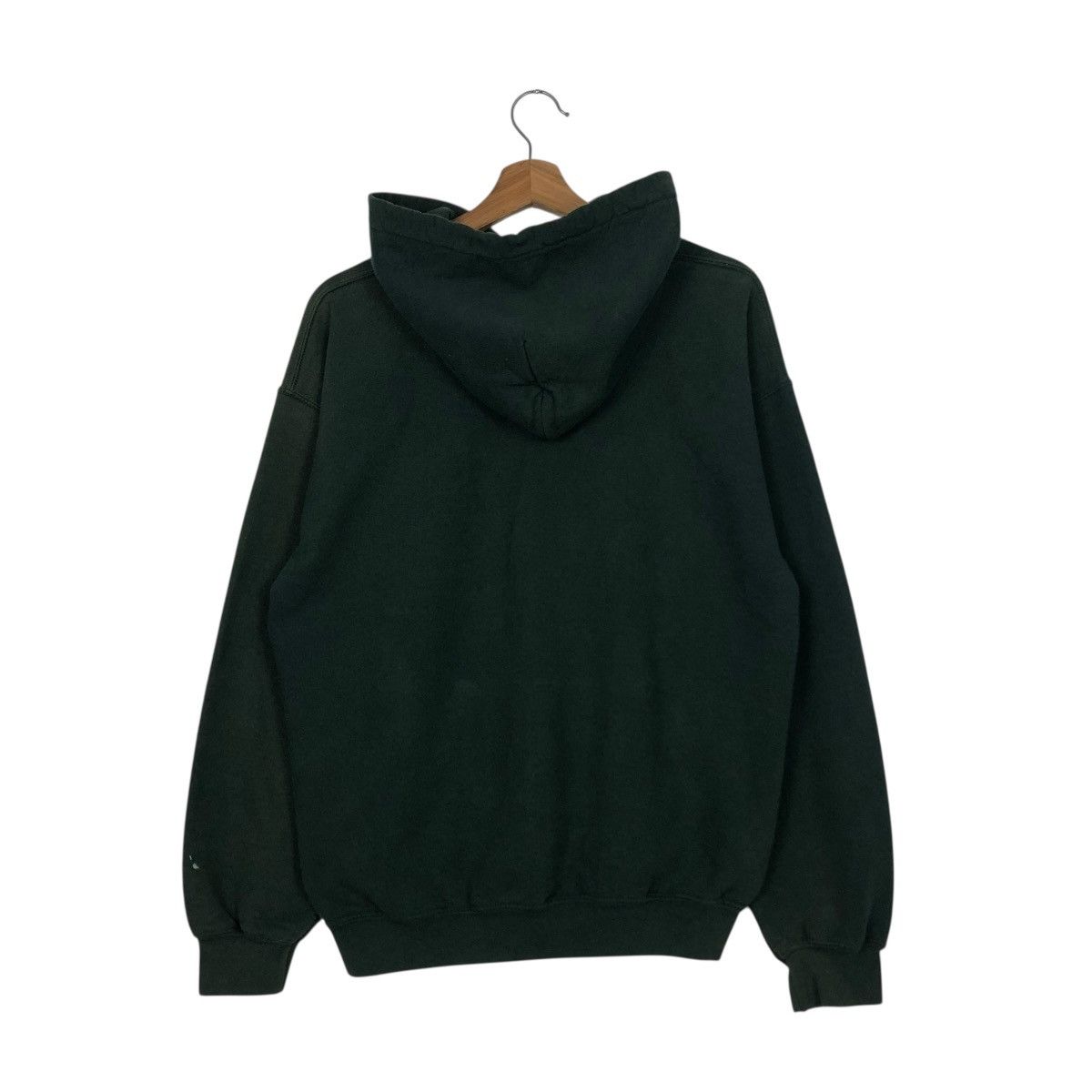Vintage 🔥RICH GREEN HOODIE PULL OVER RIVERVIEW BIBLE CAMP BIG LOGO Size US M / EU 48-50 / 2 - 10 Thumbnail