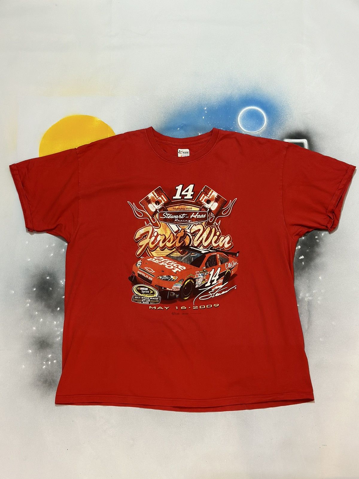 NASCAR × Vintage Vintage NASCAR Tee 2009 Size US XXL / EU 58 / 5 - 2 Thumbnail