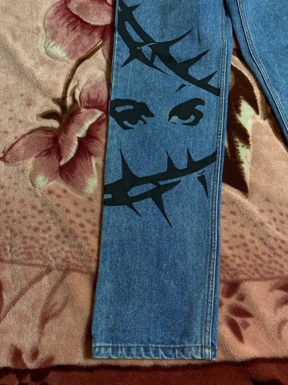 Vintage Vintage distressed print bad brins japanese opium jeans Size US 30 / EU 46 - 2 Thumbnail