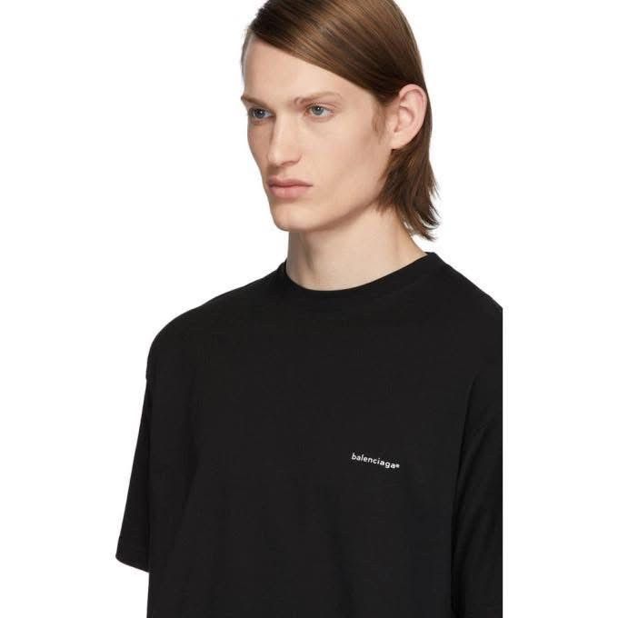 Balenciaga Small logo tee Size US XL / EU 56 / 4 - 2 Thumbnail