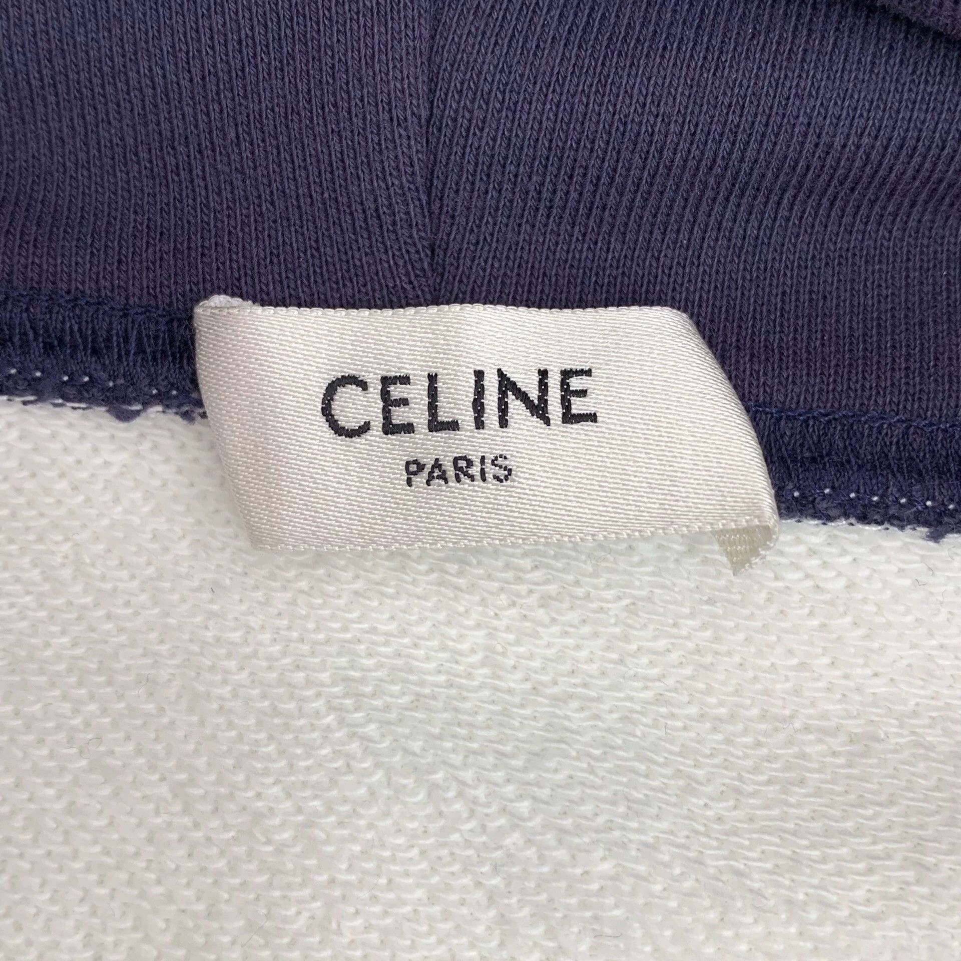 Celine Celine colorblock logo drawstring long-sleeved sweatshirt Size S / US 4 / IT 40 - 5 Thumbnail