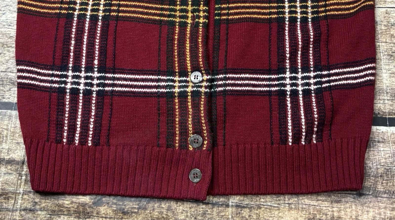 Burberry VTG Burberry Cardigan Sweater Womens 44 M Wool Blend Spain Size M / US 6-8 / IT 42-44 - 6 Thumbnail