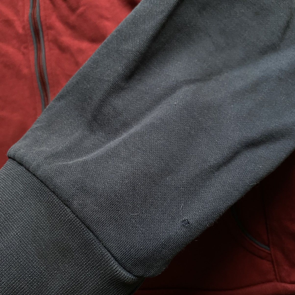 Nike Vintage 90s Zip Hoodie Nike Big Central Logo Streetwear y2k Size US L / EU 52-54 / 3 - 8 Thumbnail