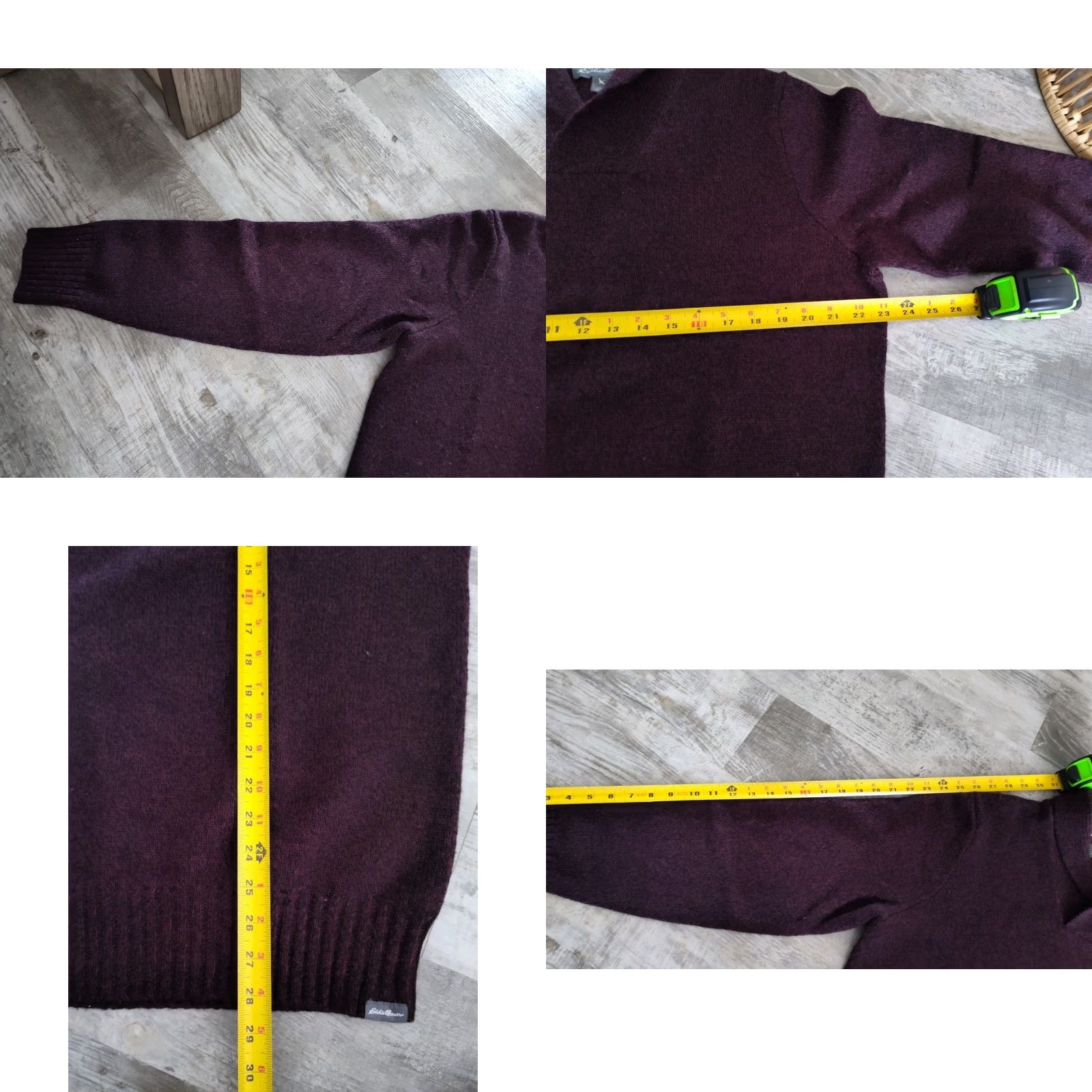 Eddie Bauer Eddie Bauer Men's Wool Blend Knit Sweater Purple Pullover Shawl Neck L Outdoor Size US L / EU 52-54 / 3 - 8 Thumbnail