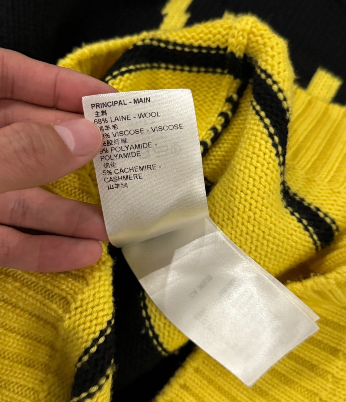 Louis Vuitton Intarsia Knit Hockey Sweater Size US L / EU 52-54 / 3 - 5 Thumbnail