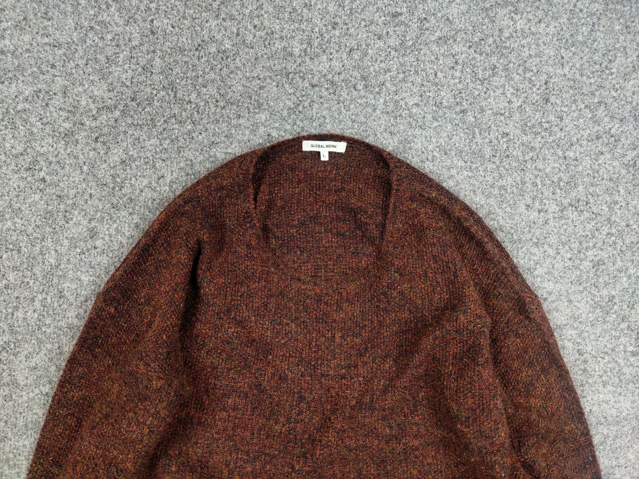 Global Work Japan Design Light Brown Wool blend Sweater
