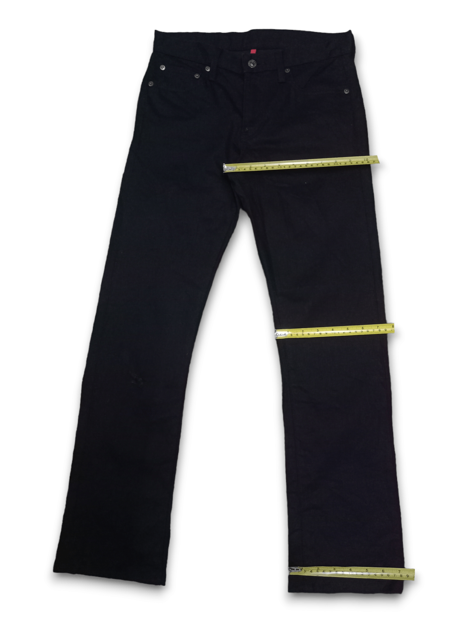 Japanese Brand × Uniqlo Vintage S001 Japanese Uniqlo Black Denim Pants Size US 30 / EU 46 - 12 Thumbnail
