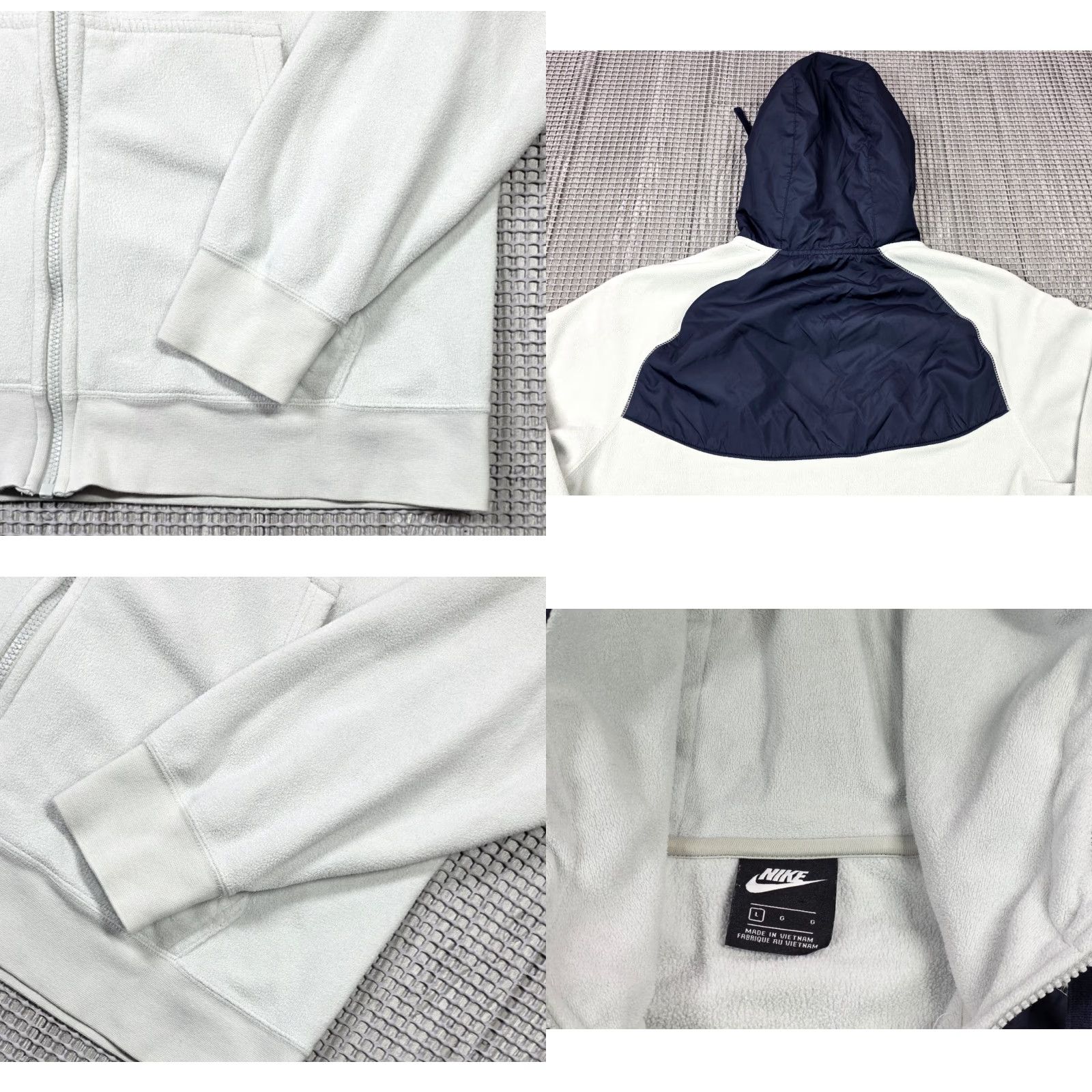 Nike **Nike Mens Blue Windrunner Hoodie Full Zip Polar Fleece Jacket L** User: **Nike Mens Blue Windrunner Full Zip Hoodie Polar Fleece Jacket L** Size US L / EU 52-54 / 3 - 8 Thumbnail