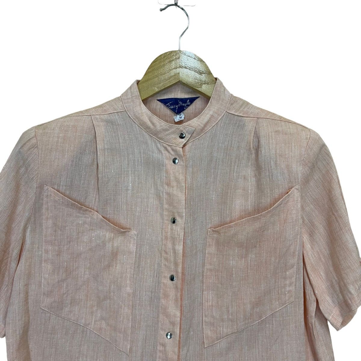 Thierry Mugler × Vintage Thierry Mugler Button Shirt Size S / US 4 / IT 40 - 4 Thumbnail